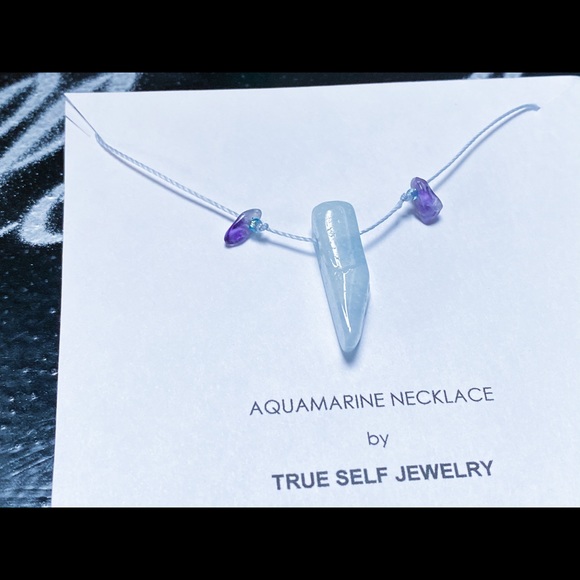 Two Aquamarine Necklace Set - Picture 4 of 8